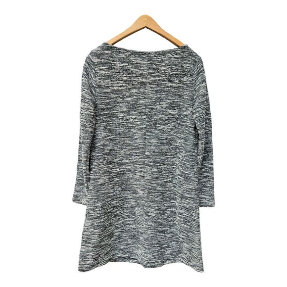 Gap Boulce Tweed Heathered Gray Textured Mini Dress Size M  Academia Career - Picture 3 of 10
